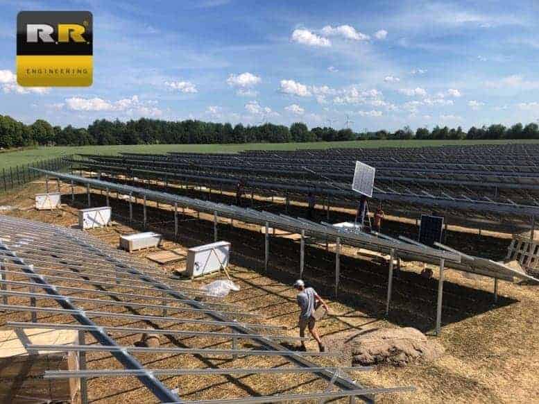 Structuri fotovoltaice montate la sol