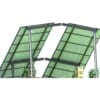 Structura panouri fotovoltaice la sol AGRO-PV (copertina cu 2 stalpi)
