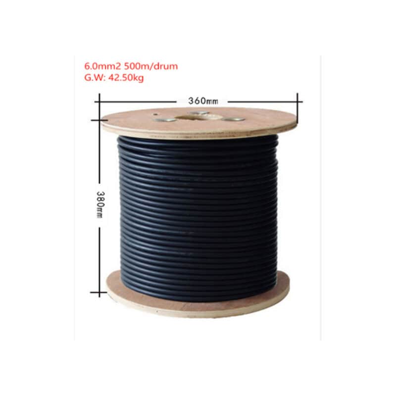 Cablu solar 4mm negru