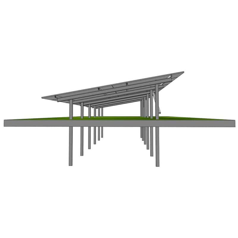 Suport panouri fotovoltaice la sol 2P-10 (4) Suport panouri fotovoltaice la sol 2P-10