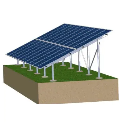 Suport panouri fotovoltaice la sol 2P-10 pahare beton (8) Suport panouri fotovoltaice la sol 2P-10 pahare beton