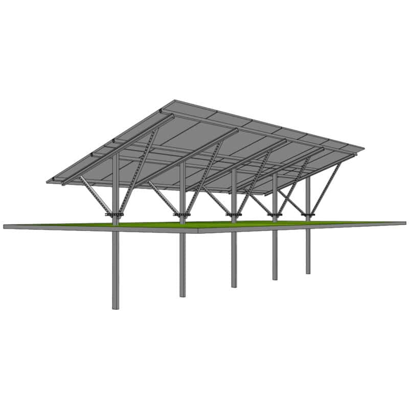 Suport panouri fotovoltaice la sol 2P-7