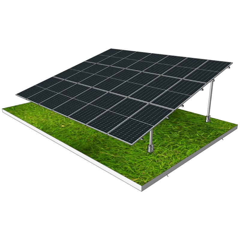 Suport panouri fotovoltaice la sol 3P-7 micropiloti