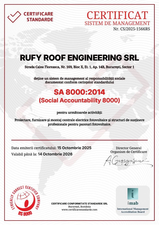 Certificat_SA_8000_RUFY_ROOF_ENGINEERING