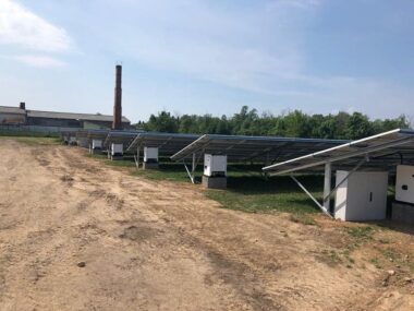 Structura montaj panouri fotovoltaice la sol 4 Orizontal