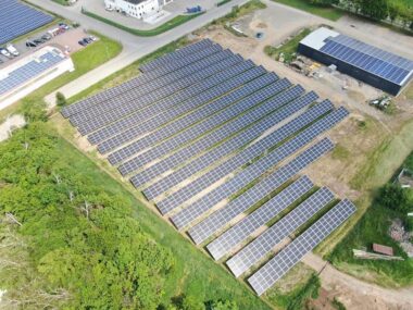 Structura montaj panouri fotovoltaice la sol 4 Orizontal